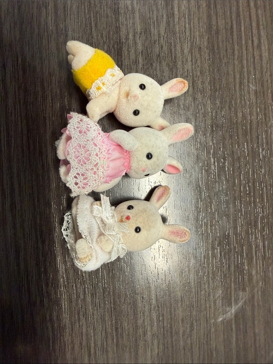 calico critters Other - Calico critters chocolate rabbit family Sylvania rabbit